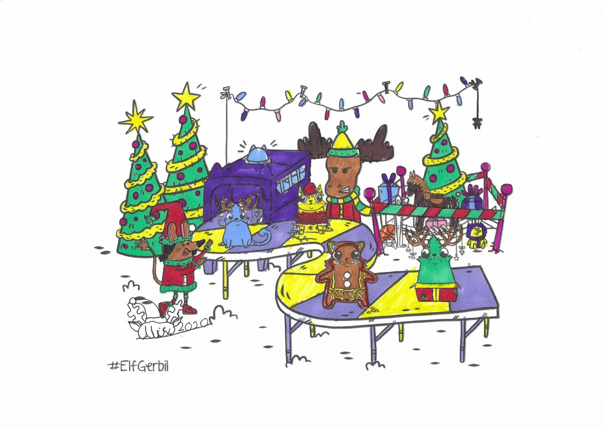 elfgerbil returned artwork by Alix