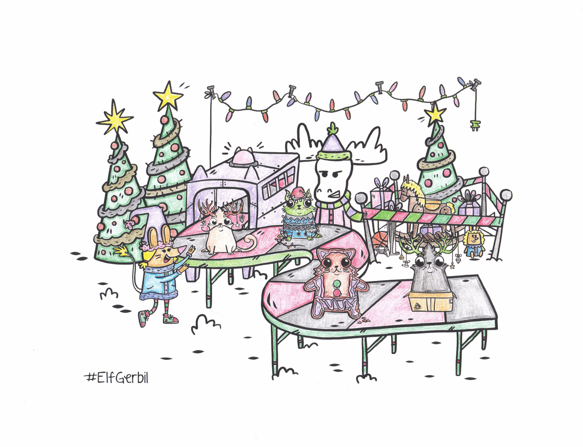 elfgerbil returned artwork by Black Echo