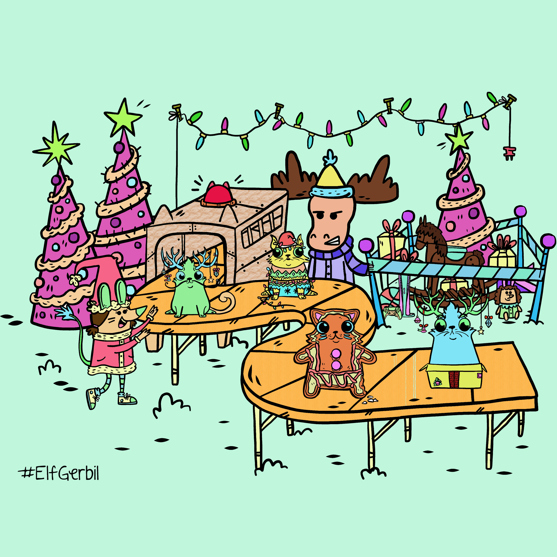 elfgerbil returned artwork by Miri