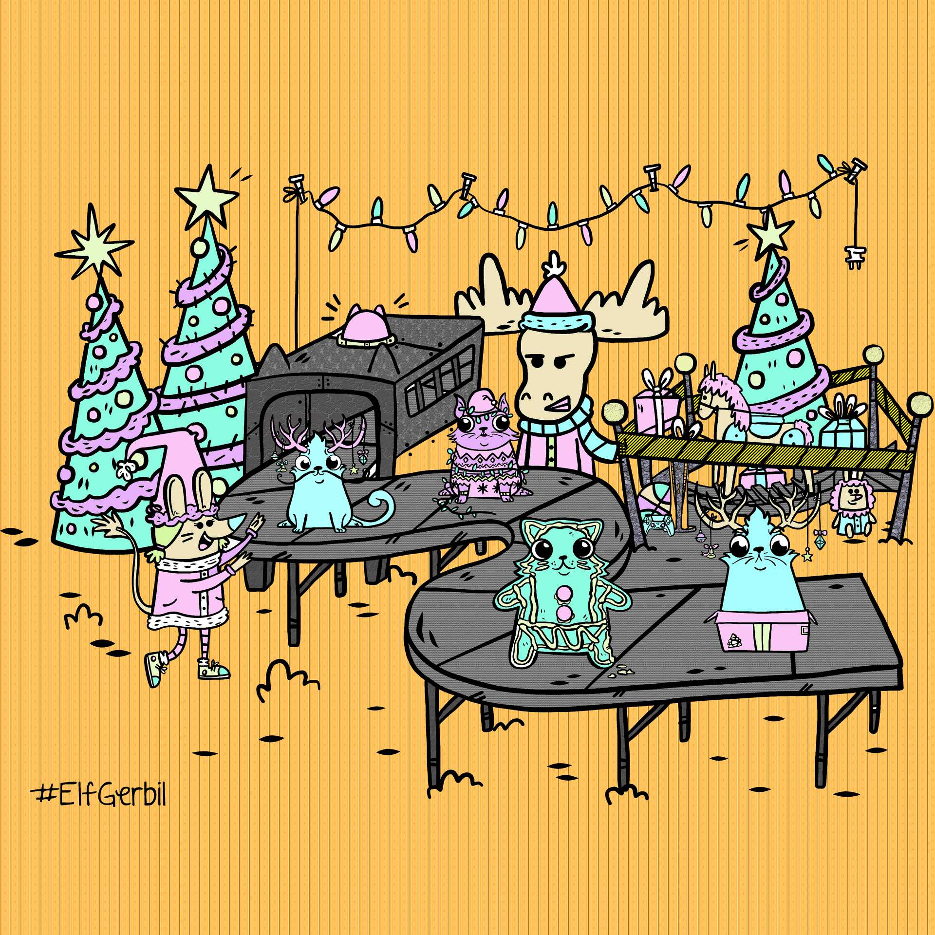 elfgerbil returned artwork by Ellen