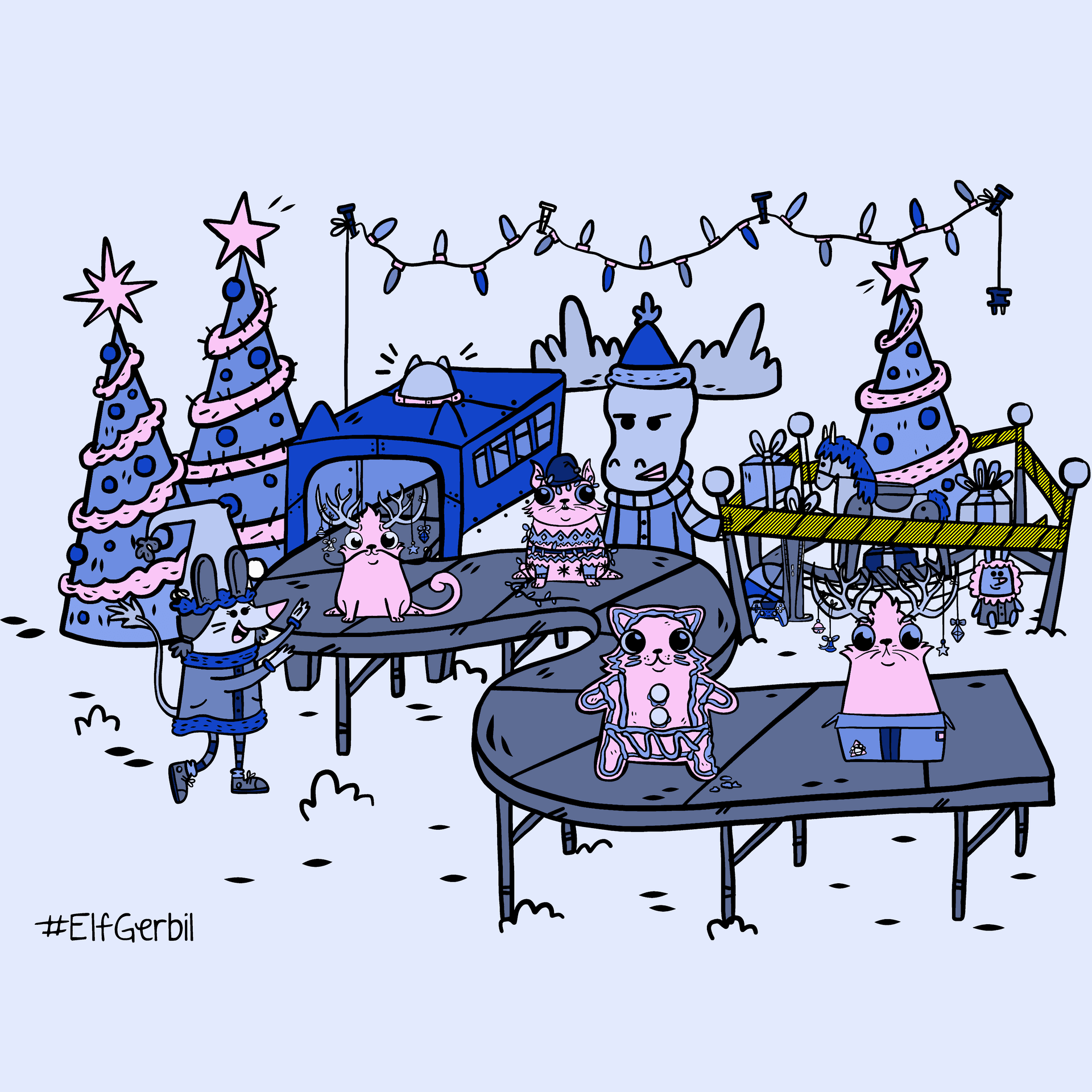 elfgerbil returned artwork by Carla / muc_j